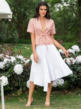 Prive Blusa de cintura con cordon