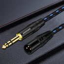 Cable de Audio Balanceado DREMAKE Premium Chapado en Oro de XLR a 1/4" - Interconector Duradero y Antioxidante para Baterías Eléctricas, Saxofones y Mezcladores
