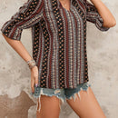 LUNE Blusa con estampado floral
