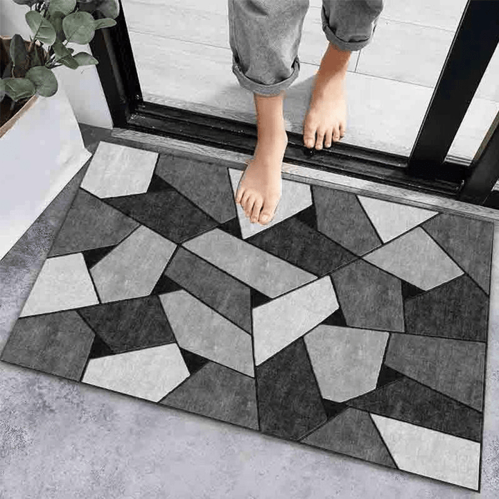 Alfombrilla Antideslizante para Puerta, Alfombra de Baño, Tapete para Entrada del Dormitorio y Sala de Estar