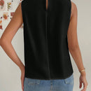 Prive Blusa de cuello alto con diseno de boton