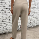 Pantalones con cremallera con cinturon con hebilla