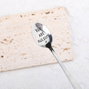 1 pza. Cuchara estampada a mano, Cuchara de té Eres increíble, Cubiertos estampados, Para una idea de regalo única para el día de San Valentín Accesorios de cocina