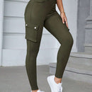 Pantalones cargo con bolsillo de solapa en el lateral