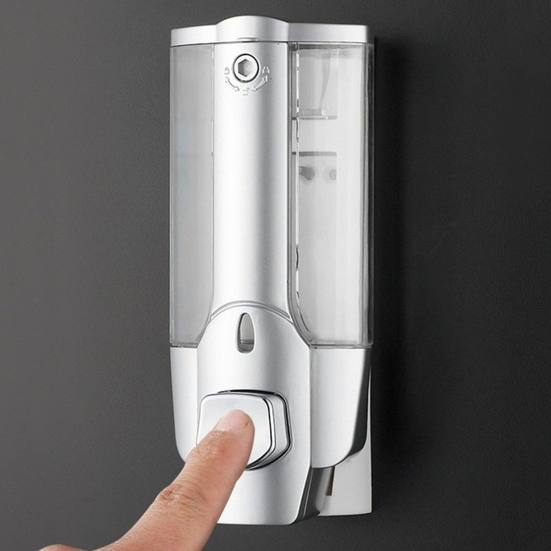 Dispensadores De Jabón Manuales De 1 Pieza, Bomba Dispensadora De Jabón Manual Montada En La Pared, Contenedor De Gel De Ducha De Loción De Champú De 350 Ml, Dispensador De Loción De Plástico Para Baño, Accesorios De Baño