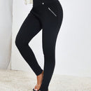 Pantalones ajustados de talle alto ultra con diseno de boton