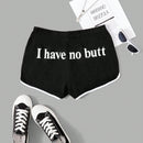 EZwear Shorts delfin unidos en contraste con estampado de slogan