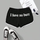 EZwear Shorts delfin unidos en contraste con estampado de slogan