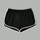 EZwear Shorts delfin unidos en contraste con estampado de slogan