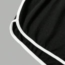 EZwear Shorts delfin unidos en contraste con estampado de slogan