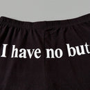 EZwear Shorts delfin unidos en contraste con estampado de slogan