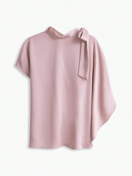MOTF PREMIUM Blusa hombro lazo de saten