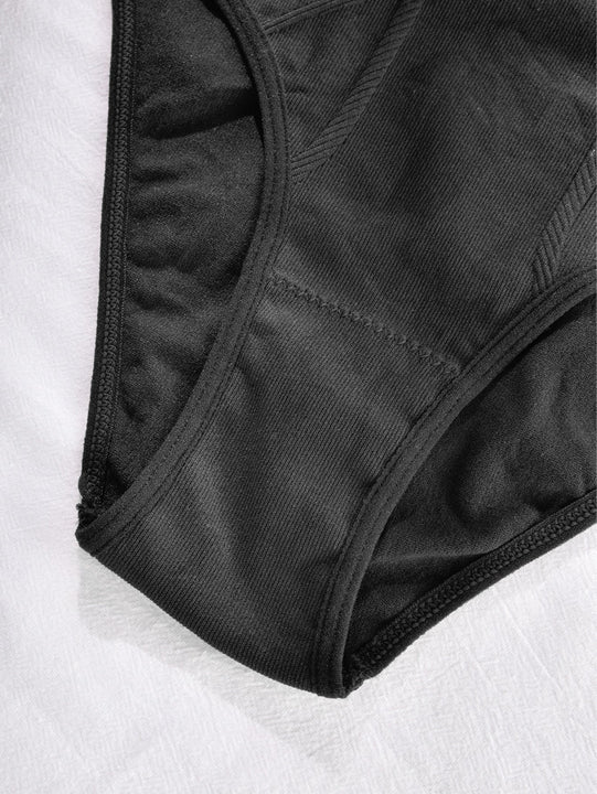 5 piezas Bragas con cinta de rayas cintura