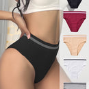 5 piezas Bragas con cinta de rayas cintura