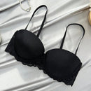 Underwear&sleepwear basics juego de lenceria de 3 piezas/set de sujetador de contraste de encaje de unicolor para mujer