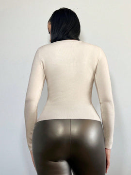 SXY Jersey con abertura delantera tejido de canale