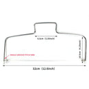 Rebanador de pasteles ajustable de acero inoxidable para rebanadas perfectamente y uniformes, Ideal para decorar y hornear pasteles de bricolaje, Opciones de línea simple/doble disponibles