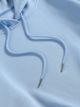 Ezwear capucha unicolor con cordon con forro termico