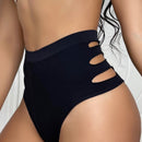 Panties con control abdominal y elevacion sin costuras de cintura alta para mujeres, ropa interior transpirable y huecos en estilo europeo y americano