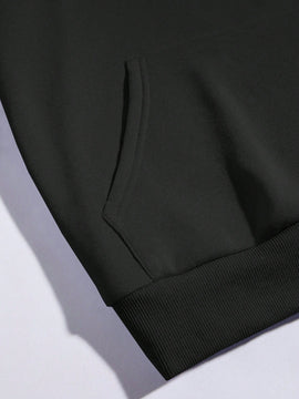 Ezwear sudadera con capucha con cordon, forro termico, diseno grafico de eslogan: "la vida del cielo estrellado puede tener siempre arrepentimiento, pero el futuro todavia es bueno"