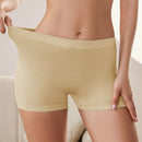 Shorts de seguridad de unicolor y simple para mujer, uso diario casual