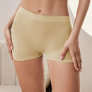 Pantalones cortos de seguridad comodos y elasticos de unicolor para mujer
