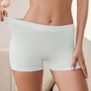 Shorts de seguridad de unicolor y simple para mujer, uso diario casual