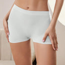 Pantalones cortos de seguridad comodos y elasticos de unicolor para mujer