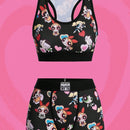 The Powerpuff Girls | ROMWE Set de lenceria con estampado de dibujos animados