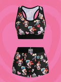 The Powerpuff Girls | ROMWE Set de lenceria con estampado de dibujos animados