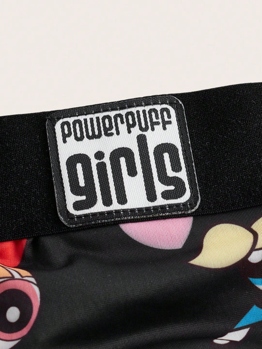 The Powerpuff Girls | ROMWE Set de lenceria con estampado de dibujos animados