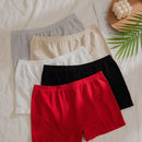 5 piezas Boyshorts unicolor