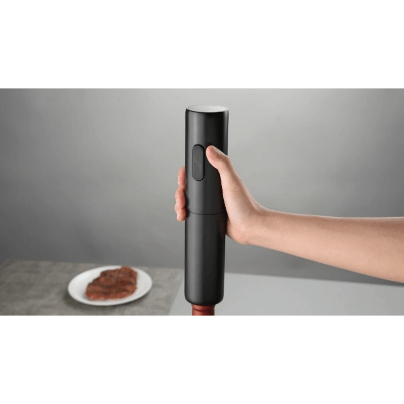 Abrebotellas Eléctrico Inalámbrico SENZER - Apertura de Botellas Sin Esfuerzo en 6-8 Segundos - Elegante Negro, Alimentado por Batería, Operación de Un Toque - Perfecto para Hogar, Bar, Restaurante - Regalo Ideal para Amantes del Vino, Utensilios de Coci