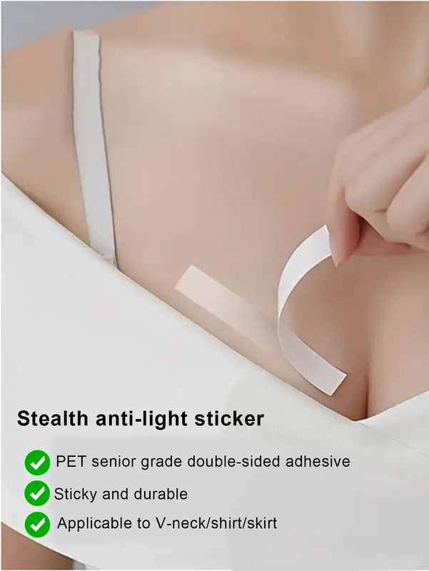 36 piezas Adhesivo doble faz cinta ropa cinta moda cinta con todo fuerte para amable piel con de tela , transparente & de colores cinta , anti deslizante