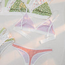 5 piezas Set de lenceria con estampado de lunares
