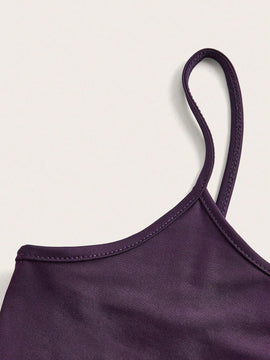 BASICS Top de tirantes unicolor
