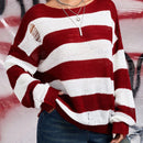EZwear Jersey de dos tonos de hombros caidos