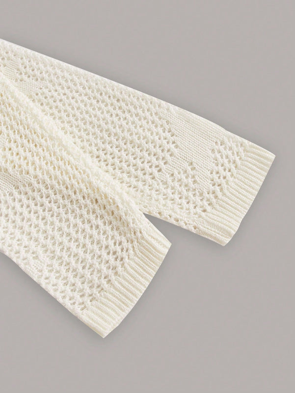 EZwear Jersey de espalda abierta con cordon de punto de malla sin top tubo