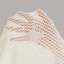 EZwear Jersey de espalda abierta con cordon de punto de malla sin top tubo