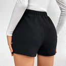 Prive Skort ribete con fleco bajo asimetrico