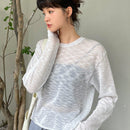 DAZY Jersey con cordon trasero de hombros caidos sin top de tirantes