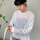 DAZY Jersey con cordon trasero de hombros caidos sin top de tirantes