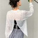 DAZY Jersey con cordon trasero de hombros caidos sin top de tirantes