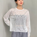 DAZY Jersey con cordon trasero de hombros caidos sin top de tirantes