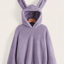 Ezwear capucha teddy con diseno de oreja 3d