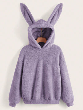 Ezwear capucha teddy con diseno de oreja 3d