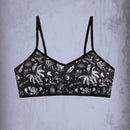 ROMWE Goth Sujetador con estampado