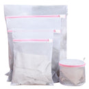 4pzas/set Bolsa de lavandería de malla, de almacenamiento para lavado de ropa con Cremallera, Especialmente adecuado para ropa interior