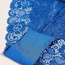 Conjunto De 3 Bragas De Encaje Floral Con Borde De Corte En Onda, Ropa Interior
