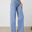 Tall Jeans unicolor bajo crudo